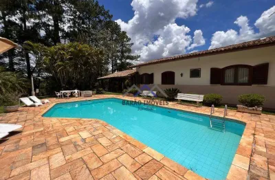 Chácara com 4 dormitórios à venda, 5476 m² por r$ 1.650.000,00 - chácara recreio lagoa dos patos - jundiaí/sp