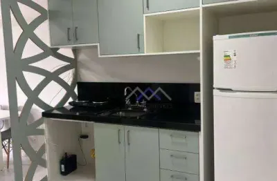 Flat com 1 dormitório para alugar, 47 m² - centro - jundiaí/sp