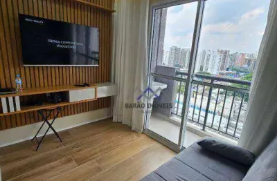 Apartamento com 1 dormitório à venda, 27 m² por r$ 530.000,00 - moema - são paulo/sp