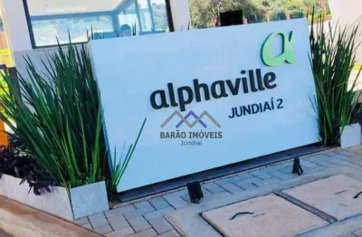 Terreno à venda, 682 m² por r$ 880.000,00 - alphaville jundiaí - jundiaí/sp