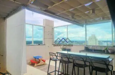 Cobertura com 4 dormitórios à venda, 246 m² por r$ 2.500.000,00 - jardim ana maria - jundiaí/sp