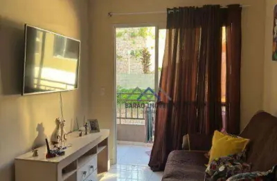 Apartamento com 2 dormitórios à venda, 60 m² por r$ 300.000 - jardim das palmeiras - várzea paulista/sp