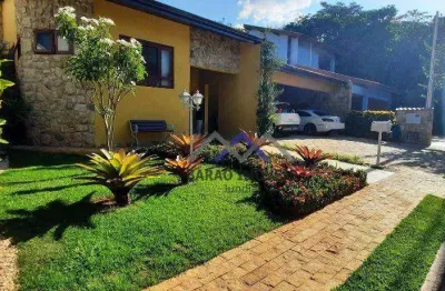 Excelente casa com 308 m² área construída no condomínio portal do paraíso ii no bairro parque da represa na cidade de jundiaí/sp