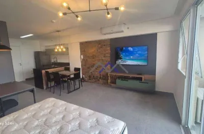 Flat com 1 dormitório para alugar, 45 m² por r$ 4.200,00/mês - vila arens i - jundiaí/sp