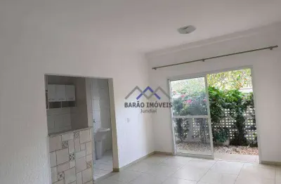 Apartamento garden 60m² e 2 dormitórios no condomínio scalla convivium club - engordadouro - jundiaí/sp.