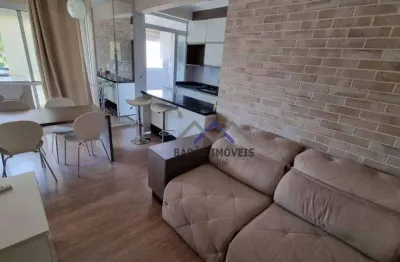 Apartamento mobiliado com 1 quarto e 1 banheiro para alugar, 48 m² - jundiaí/sp.
