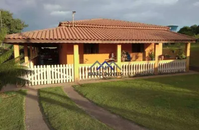 Chácara com 3 dormitórios à venda, 22800 m² por r$ 800.000,00 - pau arcado - campo limpo paulista/sp