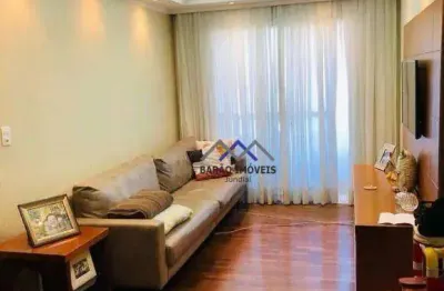 Apartamento com 2 dormitórios à venda, 70 m² por r$ 410.000,00 - jardim colônia - jundiaí/sp