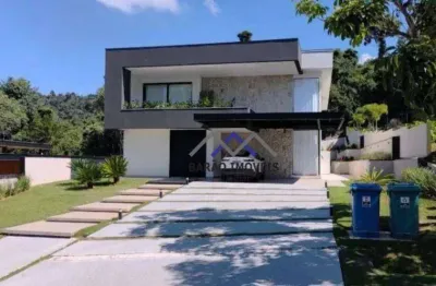 Casa em condomínio serra azul com 4 suítes à venda, 488 m² por r$ 4.150.000 - itupeva