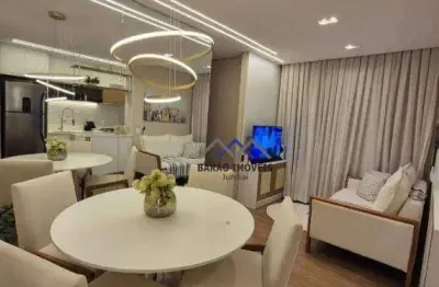 Apartamento com 3 dormitórios à venda no condomínio residencial panorama, 54 m² por r$ 525.000 - vila rio branco - jundiaí/sp