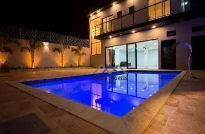 Casa alto padrão c/piscina e 3 dormitórios à venda, 220 m² por r$ 1.170.000 - jardim do lago - jundiaí/sp