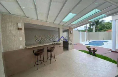 Casa com 4 dormitórios para alugar, 490 m² por r$ 21.200,00/mês - jardim das samambaias - jundiaí/sp