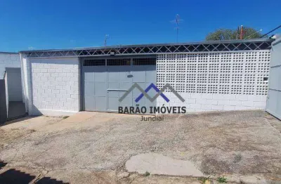 Casa comercial 200m² e galpão de 250m² com amplo terreno no caxambu, jundiaí/sp