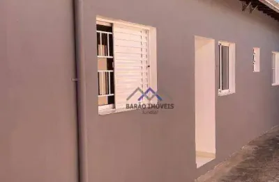 Casa com 1 dormitório para alugar, 70 m² - bela vista - jundiaí/sp