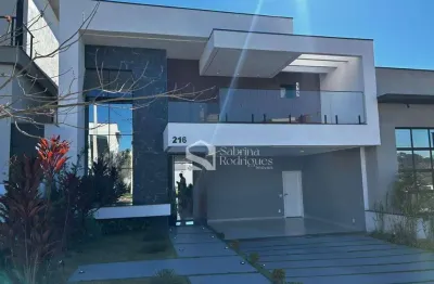 Sobrado com 3 dormitórios à venda, 246 m² por r$ 2.220.000,00 - condomínio residencial milano - indaiatuba/sp