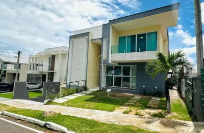 Casa em condomínio semi-mobiliada medindo 312 m², com 05 quartos ? parque do jiqui, parnamirim/rn
