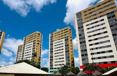 Apartamento semi-mobiliado para alugar no condomínio campos do cerrado de 77 m², 03 quartos - cidade verde, parnamirim/rn