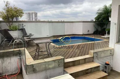 Cobertura duplex com 3 dormitórios à venda, 340 m² por r$ 2.000.000 - vila rosália - guarulhos/sp