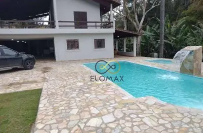 Chácara com 6 dormitórios à venda, 2400 m² por r$ 1.100.000,00 - perová - arujá/sp