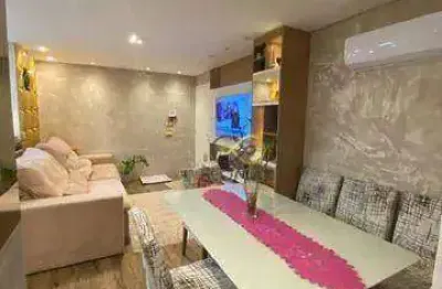 Apartamento com 3 dormitórios à venda, 81 m² por r$ 930.000,00 - jardim flor da montanha - guarulhos/sp