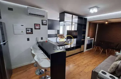 Studio com 1 dormitório à venda, 39 m² por r$ 460.000,00 - jardim flor da montanha - guarulhos/sp