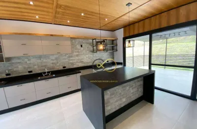 Casa com 3 dormitórios à venda, 350 m² por r$ 5.200.000,00 - condomínio jardim das palmeiras - bragança paulista/sp