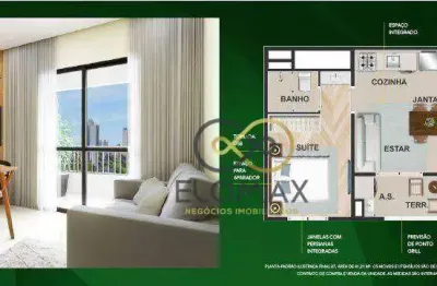 Apartamento com 2 dormitórios à venda, 46 m² por r$ 360.000,00 - vila rio de janeiro - guarulhos/sp