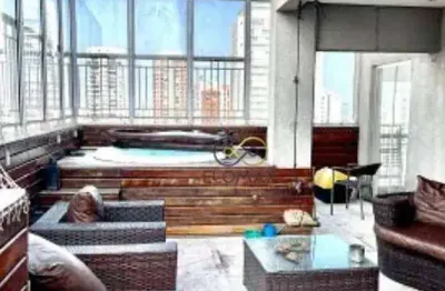 Vende - linda cobertura duplex - 181m² - condominio premium anália franco - vila regente feijo - sp.