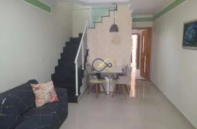 Casa com 3 suítes, 4 vagas à venda, 125 m² por r$ 750.000 - jardim santa mena - guarulhos/sp