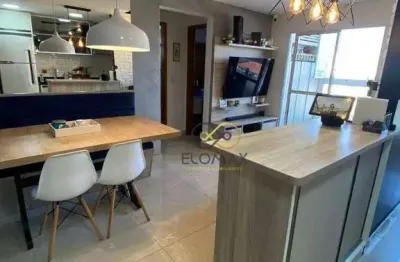 Apartamento com 2 dormitórios à venda, 55 m² por r$ 370.000,00 - parque continental i - guarulhos/sp