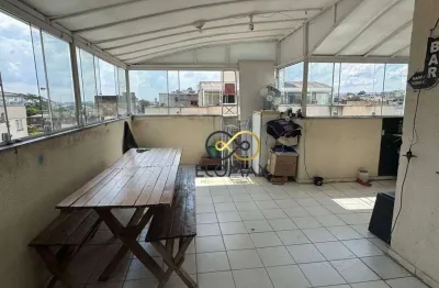 Cobertura duplex com 3 quartos à venda, 100 m² por r$ 330.000 - cidade parque alvorada - guarulhos/sp