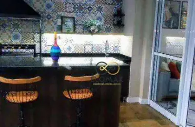 Apartamento parque ventura mobiliado com 2 dormitórios, 2 vagas à venda, 83 m² por r$ 950.000 - jardim flor da montanha - guarulhos/sp