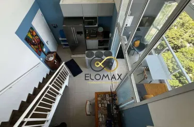 Apartamento duplex de 66 m² com 2 quartos, 2 banheiros, cozinha, varanda - jd são paulo - sp.