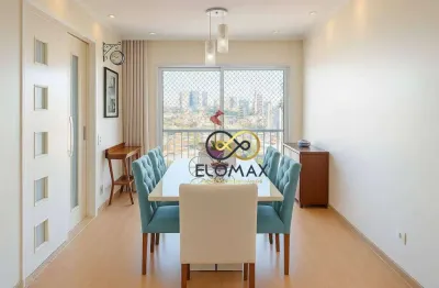 Vende - apartamento - 2 quartos, 2 suítes, 3 banheiros, vista espetacular | mobiliado - vila dos camargos - guarulhos - sp.