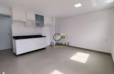Apartamento com 1 quarto para alugar, 26 m² por r$ 1.870/mês - vila augusta - guarulhos/sp