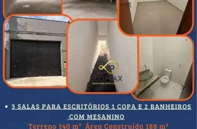 Galpão, 188 m² - venda por r$ 890.000,00 ou aluguel por r$ 6.500,00/mês - jardim alice - guarulhos/sp