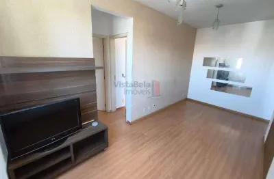 Apartamento 2 dormitórios para aluguel em taubaté – chácara do visconde, frente, 55 m²