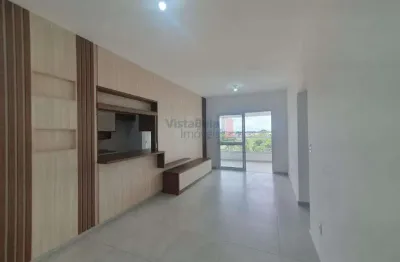 Apto para locação com 2 dormitórios sendo 1 suite, varanda gourmet, planejados na cozinha, lavanderia, e banheiros. no condomínio possui piscina.