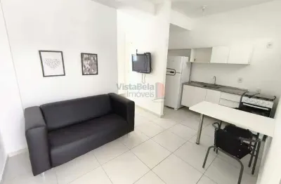 Apartamento mobiliado 1 suíte em Taubaté (Chácara Guizard) – 27 m², aluguel R$2.000