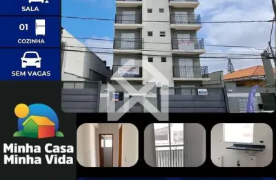 Apartamento à venda com 42m2 com 2 dorm, sala com sacada; sem vaga, vila formosa, sp