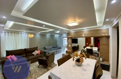 Apartamento à venda na guilhermina, praia grande, 130m², 3 dorms