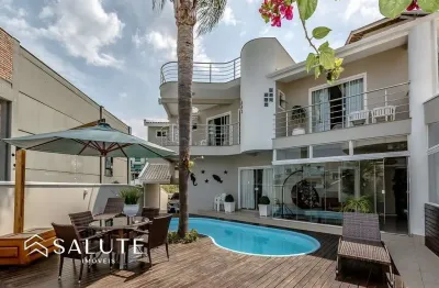 Casa em condomínio fechado com 3 quartos para alugar na rua joão de barro, 88, ariribá, balneário camboriú, 304 m2 por r$ 30.000
