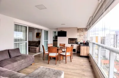 Lindo apartamento com 3 suítes, varanda goumrt com currasqueira a carvão - vereda tatuapé- sp