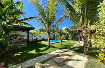 Linda casa em arraial d`ajuda com piscina estilo rustico