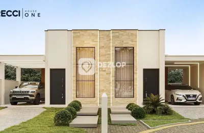 Casa geminada á venda no bairro santa catarina em biguaçu | 3 quartos com 1 suít