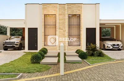 Casa geminada á venda no bairro santa catarina em biguaçu | 3 quartos com 1 suít