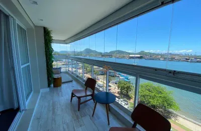 Apartamento frente ao mar com 4 dormitórios à venda, 189 m² por r$ 2.580.000 - ponta da praia - santos/sp