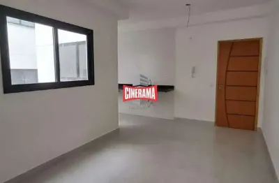 Apartamento à venda, 2 quartos, 1 suíte, 1 vaga, vila guiomar - santo andré/sp