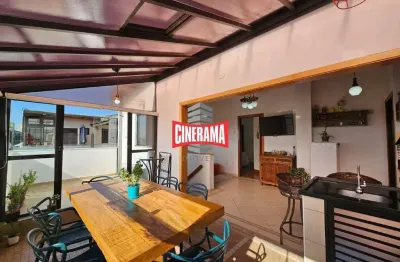 Cobertura à venda, 4 quartos, 2 suítes, 2 vagas, santa maria - são caetano do sul/sp