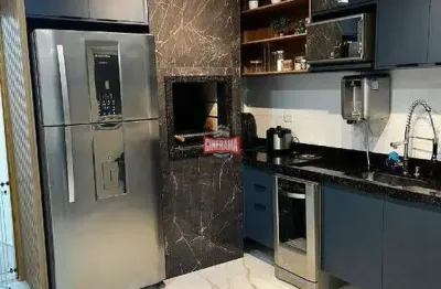 Cobertura à venda, 3 quartos, 1 suíte, 3 vagas, campestre - santo andré/sp